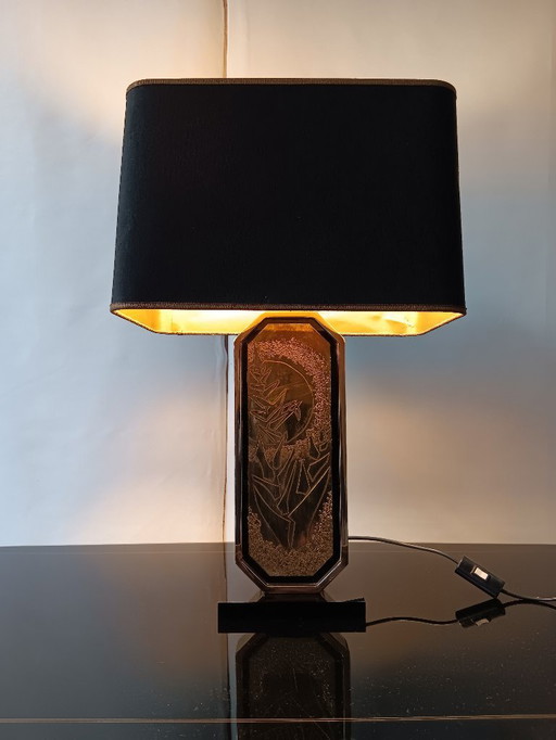 Georges Mathias - Maho design table lamp 23kt gold plated