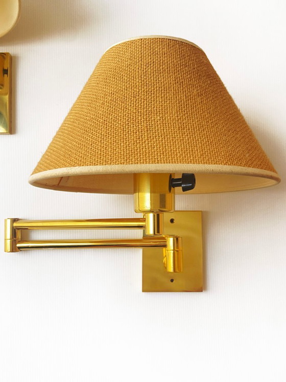 2 Applique a braccio orientabile di George Hansen Metalarte, anni '70 – Brass (photo 5 of 18)