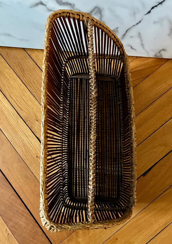 Image 1 of Portariviste vintage in rattan