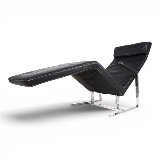 Image 1 of Team by Wellis MaRe Leder-Loungesessel und Chaiselongue von Christophe Marchand, 2002