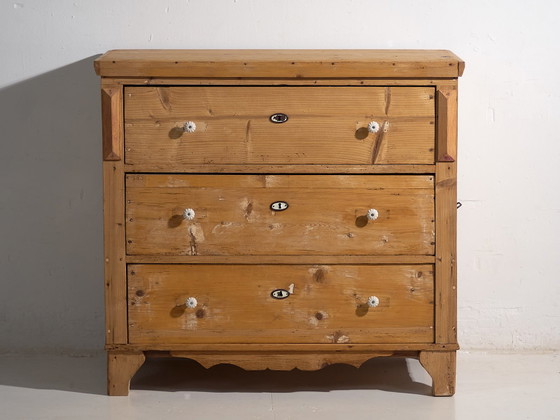 Antique solid wood chest of drawers (c.1920) #32 – Rustic (photo 28 of 40)