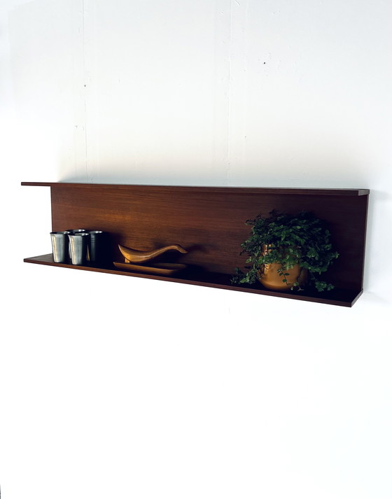 Image 1 of Etagère murale vintage en teck, 1960
