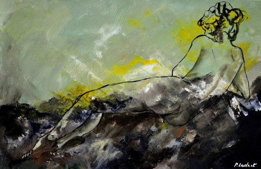 Elisabeth – schilderijen tekeningen, Canvas