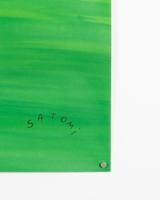 Image 1 of Golf – 1960 – Originele vintage sportposter van Munetsugu Satomi – Mid-Century Modern – 97x67 cm