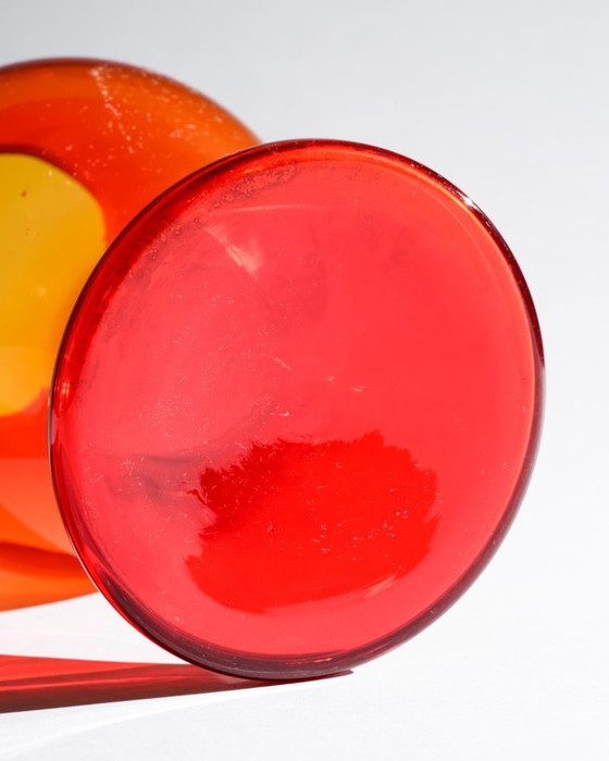 Image 1 of WMF Cari Zalloni Vaso in vetro Trio curato Design spaziale Stile futurista vintage