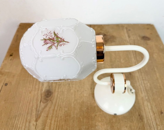 Image 1 of Vintage Wall Light with Milk Glass from Drukov, 1960s