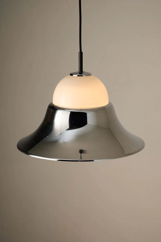 Lámpara Colgante Modelo 7563 de Cromo y Cristal Opalino de Cosack, Cosack Leuchten, Plafones (foto 6 de 7)