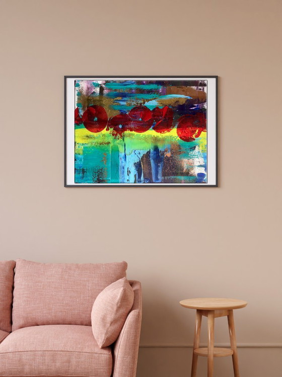 Image 1 of Original Acrylic Painting Abstract Expressionism Dance of Life