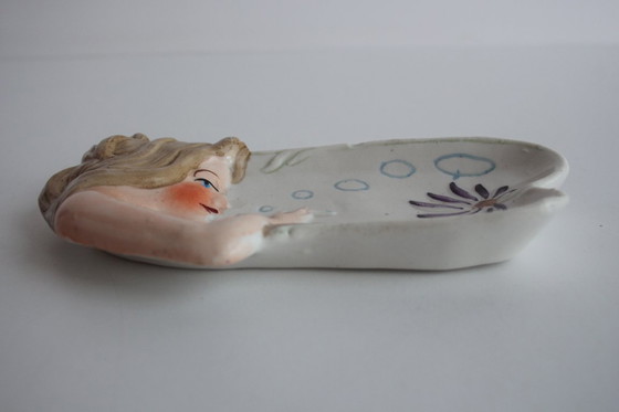 Image 1 of Dekorative Porzellanschale im Art-déco-Stil, 1930er Jahre.