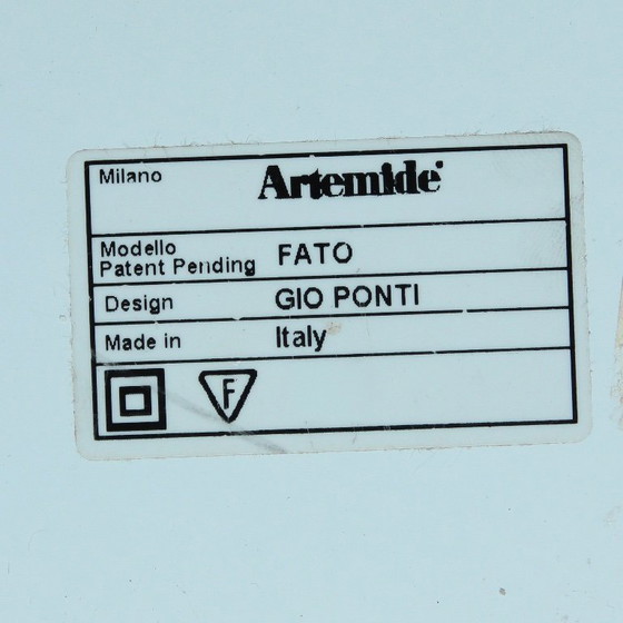 Image 1 of Fato Tisch- oder Wandleuchte von Gio Ponti für Artemide, Italien, 1970er Jahre
