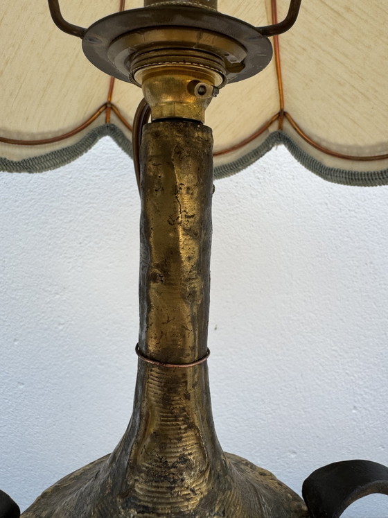 Brutalistische lamp van Max Bré, jaren 60 – Tafellampen, Bronze (photo 14 of 15)