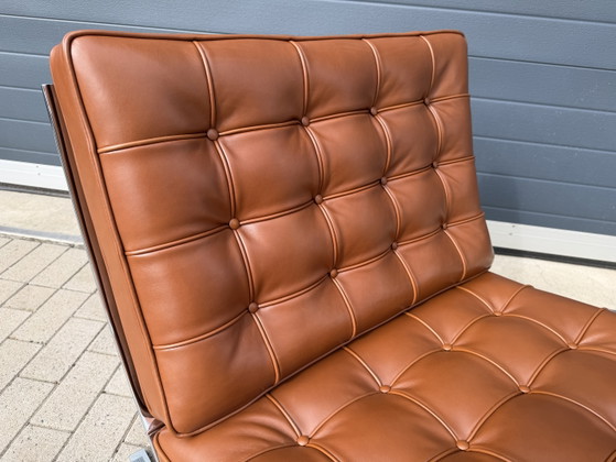 Image 1 of Knoll Barcelona relax chair, Venezia Cognac leather in MINT CONDITION!!