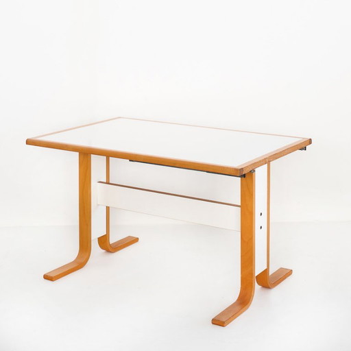 Vintage Scandinavian Beech Table With Extension. Sweden, 1980s. – eettafels, Wood (photo 2 of 14)