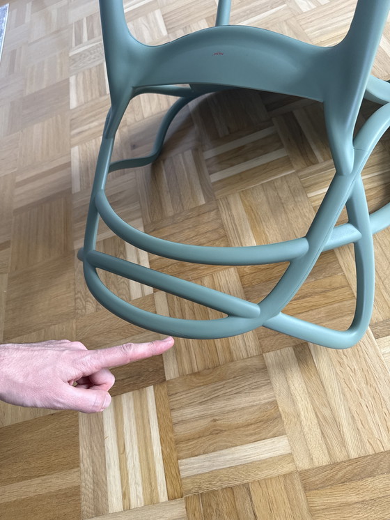 Image 1 of Sedia Kartell Masters – verde – originale – buone condizioni