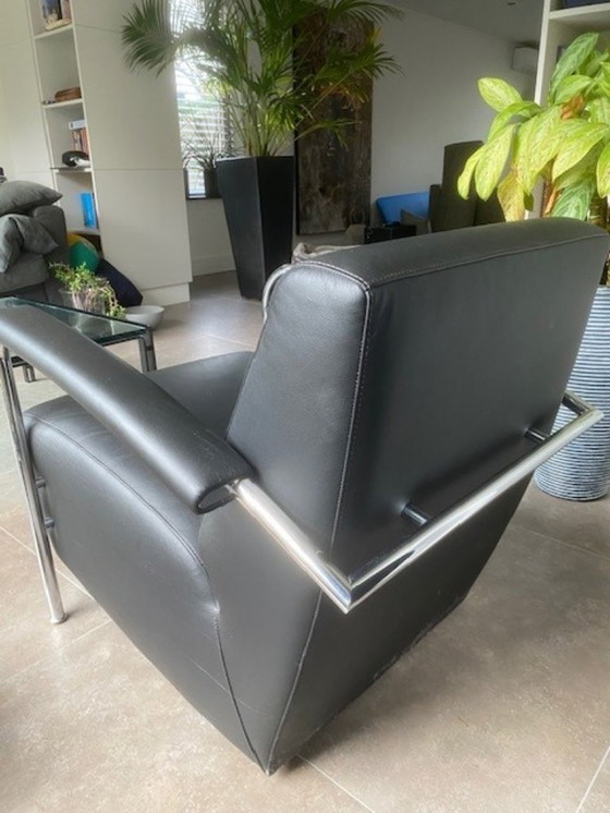 Image 1 of 1x Sillón Leolux Scylla con respaldo bajo