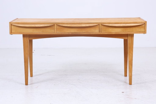 Wunderschöner Vintage Hellerau Schreibtisch der Serie 602 | Mid Century 60er Jahre Schubladen Arbeitstisch Bürotisch #06-53