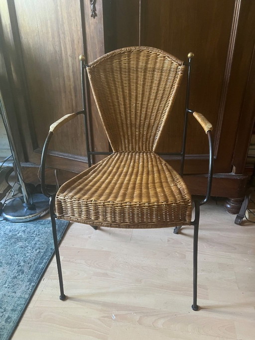 Frederic Weinberg chair - wicker 
