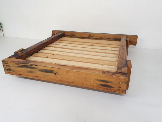 Image 1 of Lit de jour double en chêne wabisabi, 1970
