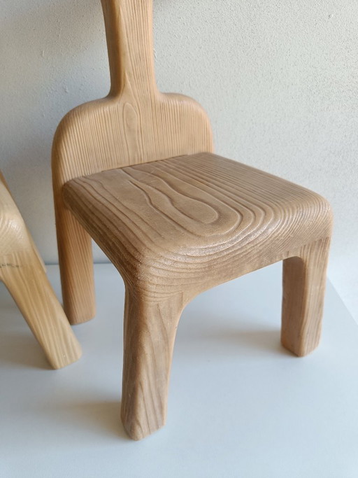 Een paar vintage Italiaanse kinderstoelen – Canova & Eurotoys, jaren 70/80 – hockers en poefs, Plastic (photo 2 of 11)