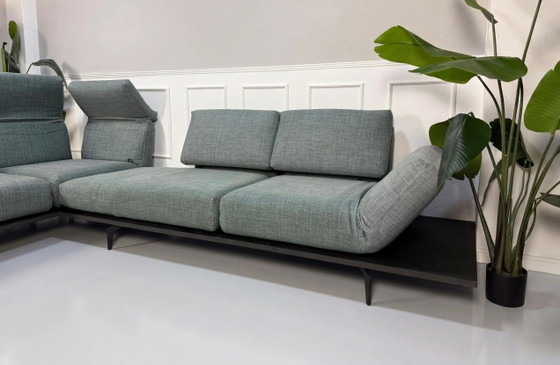 Image 1 of Rolf Benz Aura Sofa Blau Grau Stoff Couch