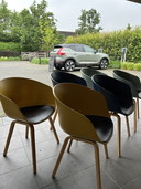 6 chaises baquets/chaises de salle à manger Hay About a Chair avec coussins d'origine