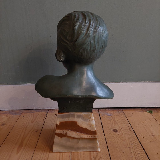 Image 1 of Antique bust by the Belgian sculptor Heusers