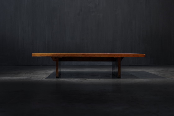 Image 1 of Tavolino da caffè in bambù di Axel Vervoordt, Belgio, anni '80