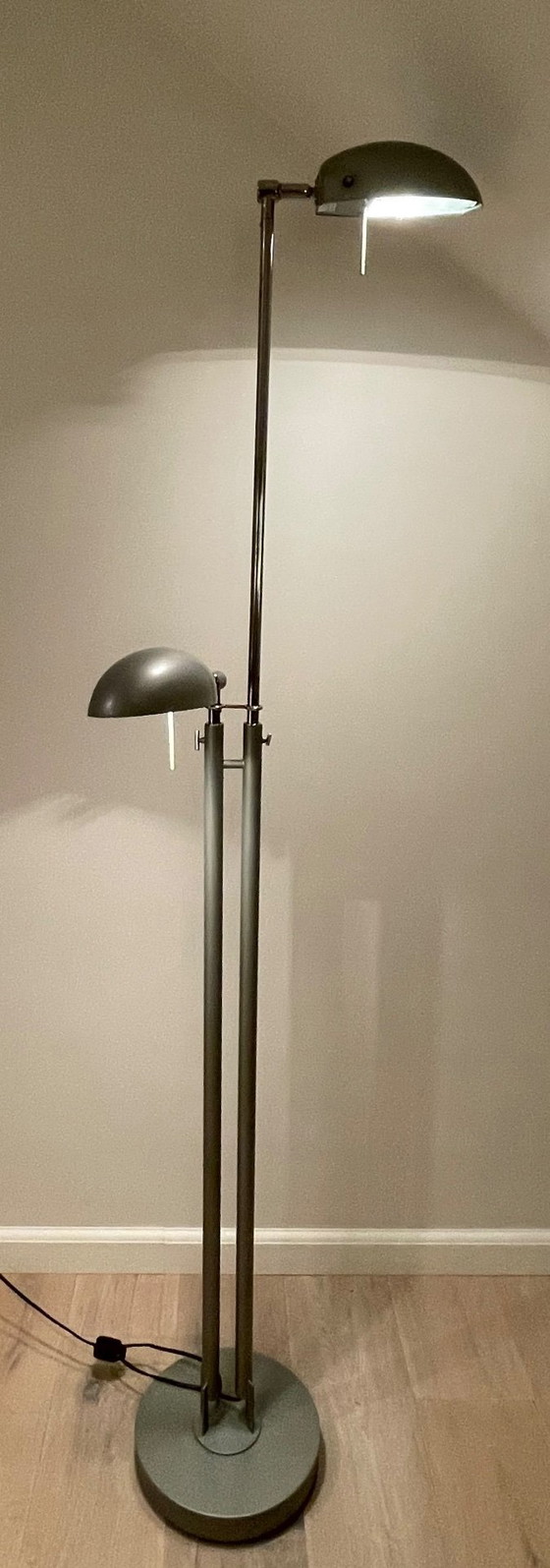 Image 1 of Lampadaire vintage IKEA Jelken | Gris-vert | Intensité réglable