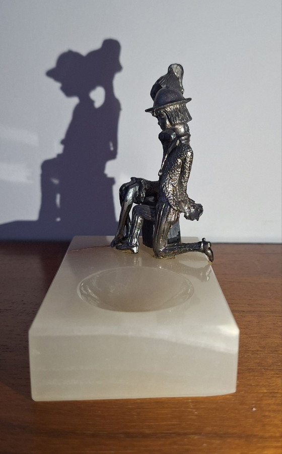 Vide-poche / Posacenere 'Les Amoureux' – Oggetti decorativi, Pietra, Metallo (photo 7 of 7)