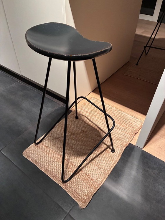 3x Sgabelli da bar Nordal look vintage – Legno, Ferro (photo 4 of 5)