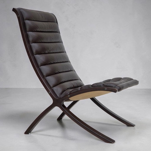 Anni '70, sedia danese di Peter Hvidt e Orla Mølgaard per Fritz Hansen. – fauteuils, Wood