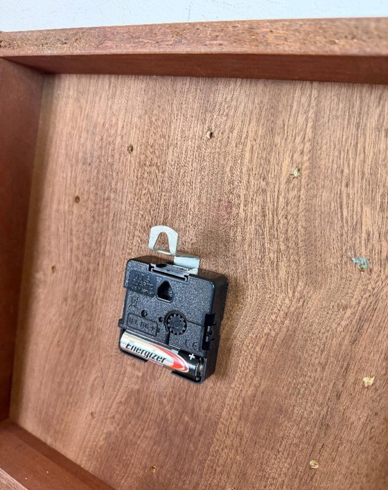 Image 1 of Vintage Brown Wooden Wall Clock from Seiko, 1980s