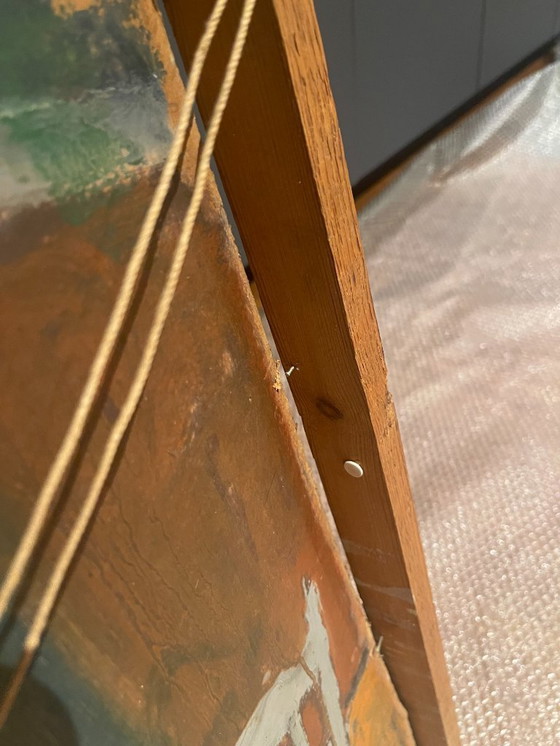 Image 1 of Kubistische Malerei - Inspiriert von Pablo Picasso Harlekin