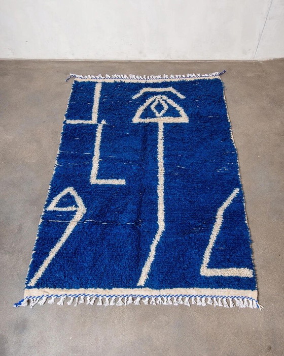 Marokkaans berber vloerkleed traditioneel 150/250cm – Vloerkleden en tapijten, Wol (photo 3 of 8)