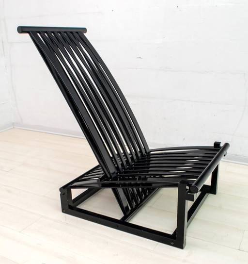 Carlo Pagella Mid-Century Modern Italian Relax Armchair for Romanutti, 1970s