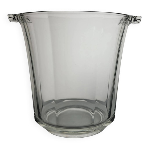Glass champagne bucket