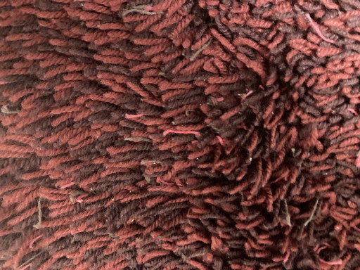 Alfombra cuadrada de pelo largo