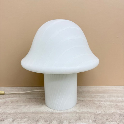 Lámpara de mesa Peil & Putzer Mushroom Zebra, década de 1970.