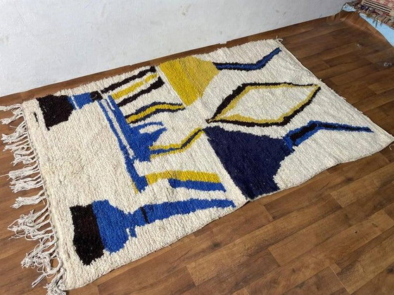 Handgemaakt Marokkaans vloerkleed 300cm x 150cm – Vloerkleden en tapijten, Modern (photo 4 of 9)