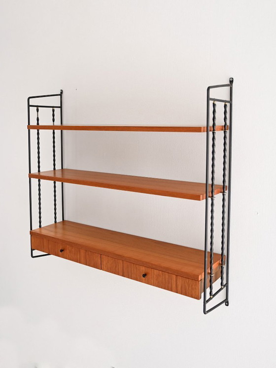 Image 1 of Scandinavian Hylla wall shelf with drawers
