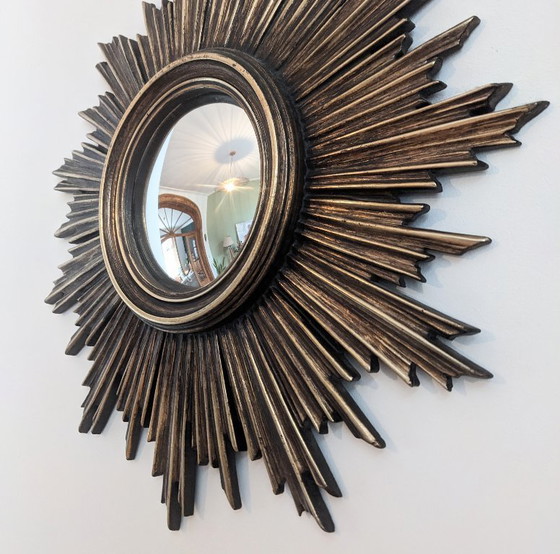 Image 1 of Magnificent mid-century sun mirror