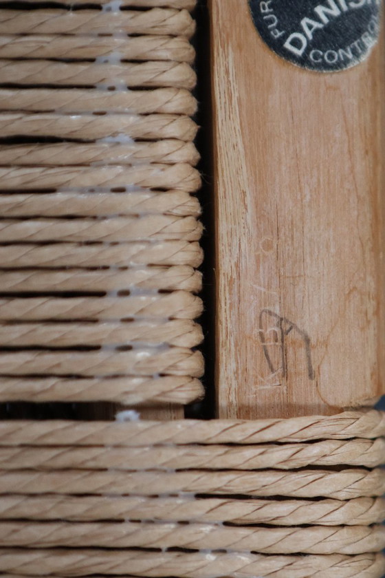 Image 1 of 4x Hans J. Wegner CH24 Sedie a spina di pesce in quercia, anni '70 Danimarca