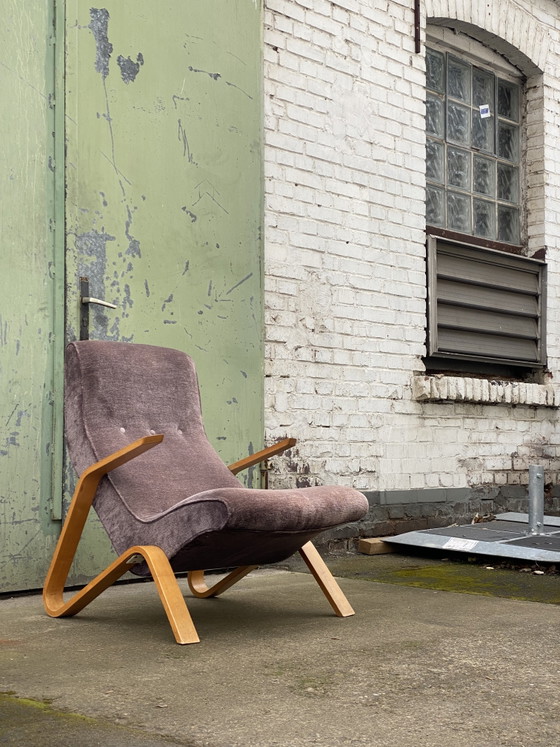 Image 1 of E. SAARINEN | Chaise sauterelle violette de Knoll International