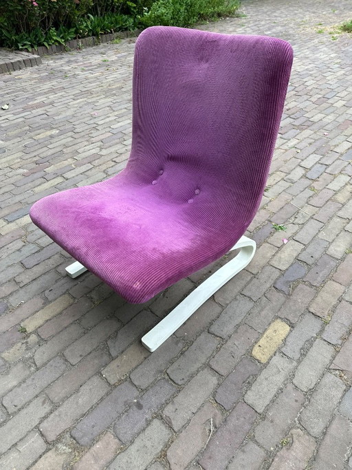 Cantilever lounge fauteuil