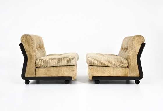 Image 1 of Paire de Fauteuils « Amanta » par Mario Bellini pour B&B Italia, 1970s