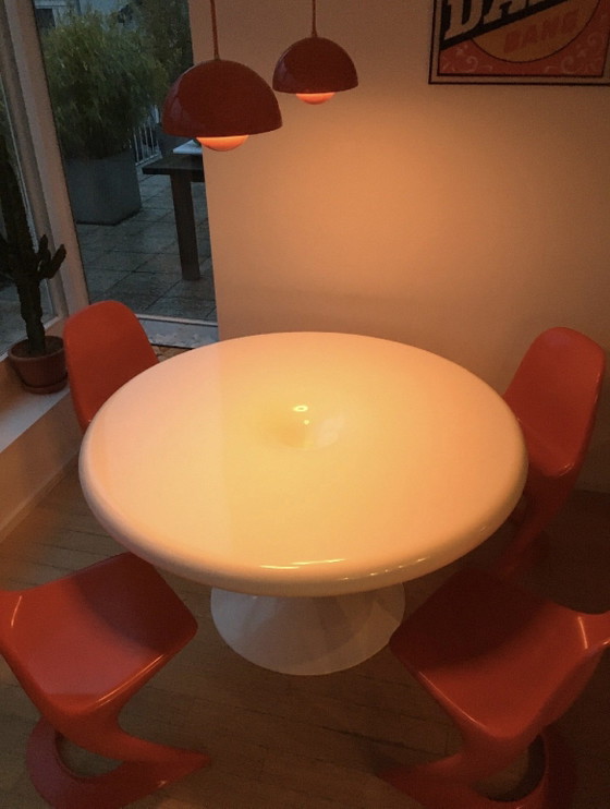 Dining Table Set / Eero Aarnio With Alexander Begge – asko, Plastic (photo 2 of 2)