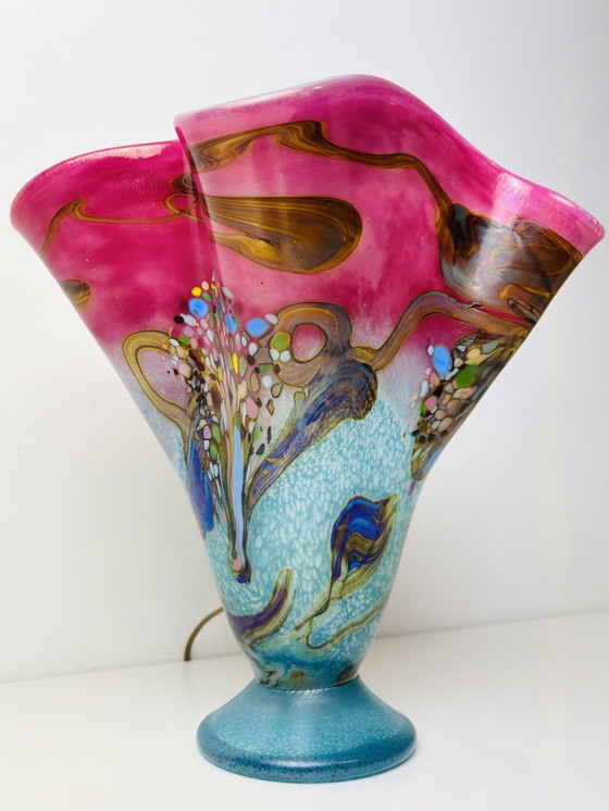 Image 1 of Design Murano style blown table lamp