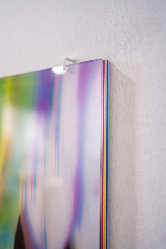 Image 1 of CMYK - Fucsia "Lady Gray" serigrafía lilxlylilxly