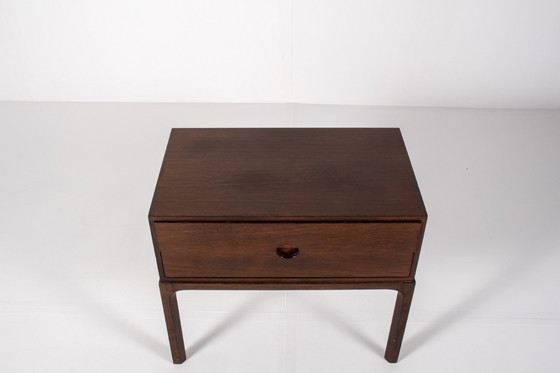 Image 1 of Kai Kristiansen für Aksel Kjersgaard – dänischer moderner Konsolentisch und Spiegel