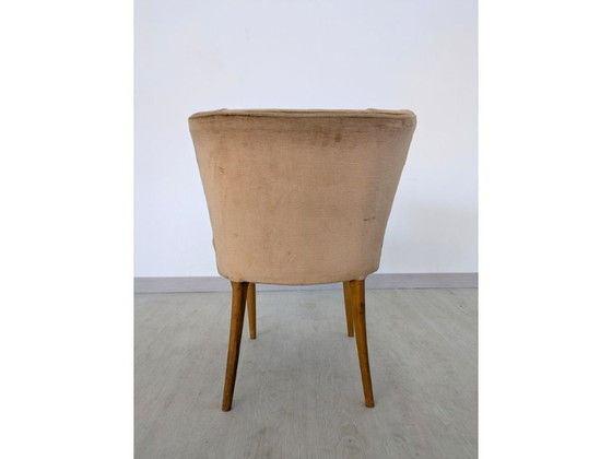Image 1 of Fauteuil rose des années 50/60, design italien